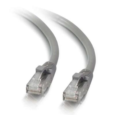 1m Cat5e Booted Unshielded (UTP) Network Patch Cable - Grey